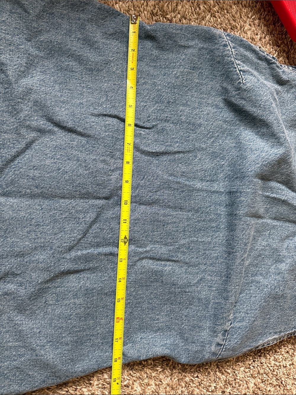 ZARA Sleeveless Denim Midi Dress - Picture 11 of 11